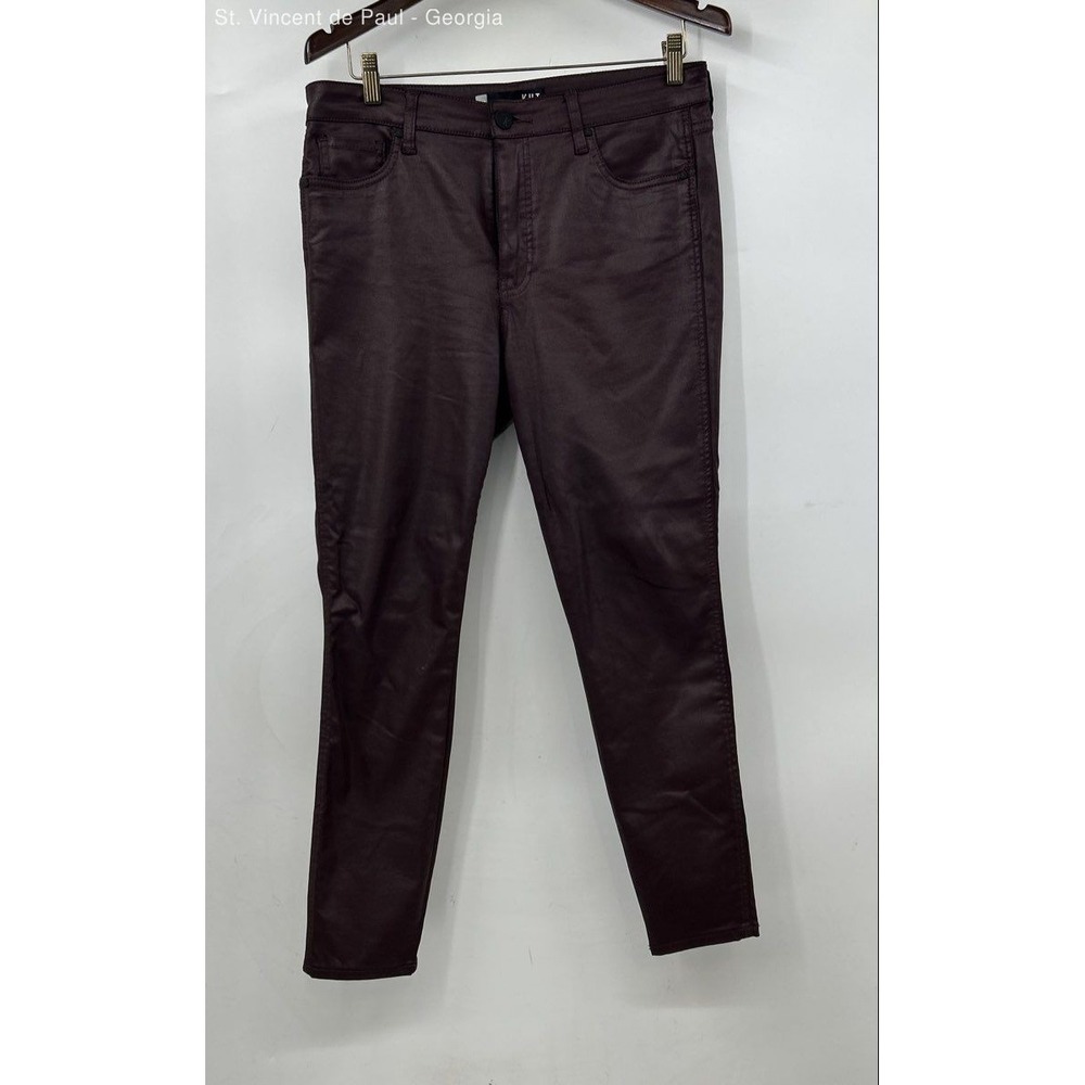 KUT Donna Fab AB Ankle Skinny Women's Size 10 Purple